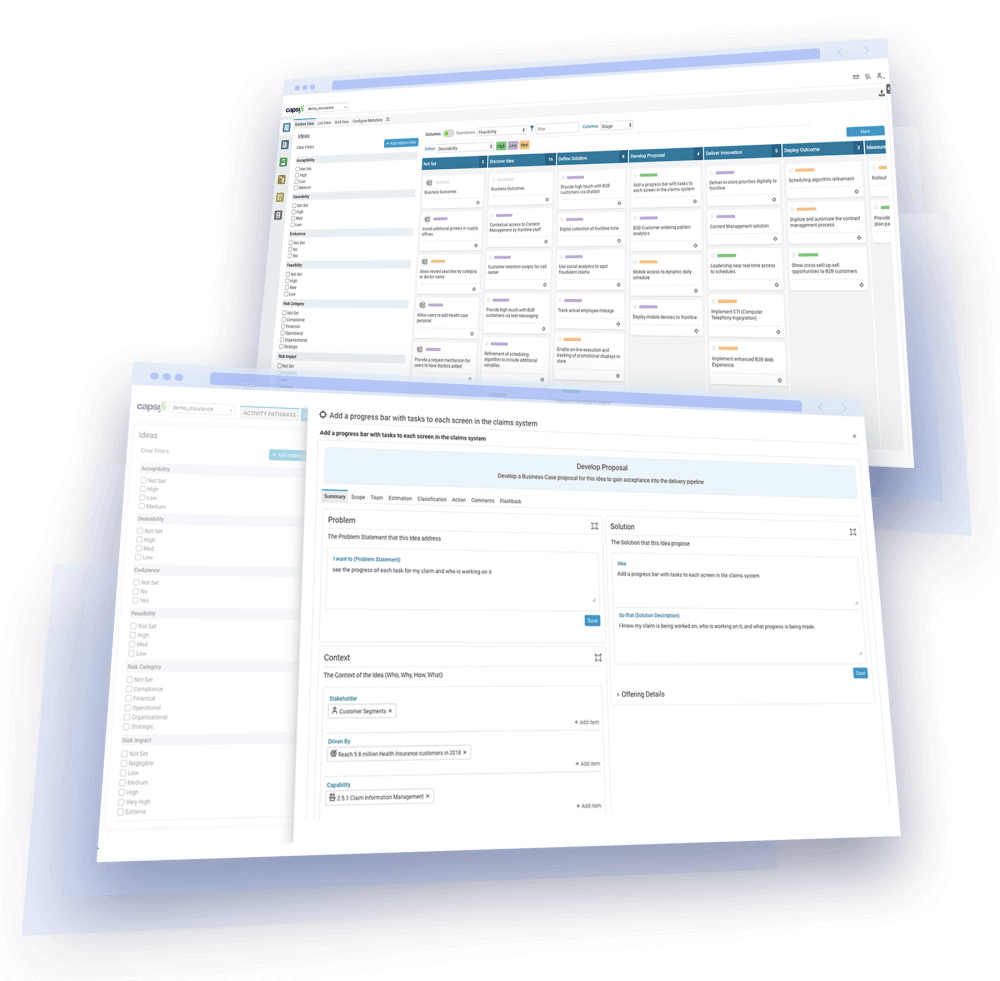 Implemented Business Model Innovation Solutions by Capsifi